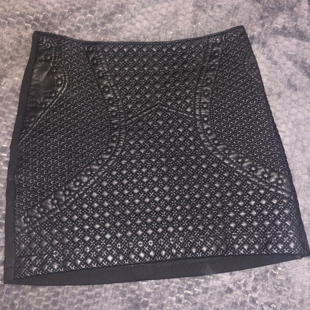 Leather skirt
